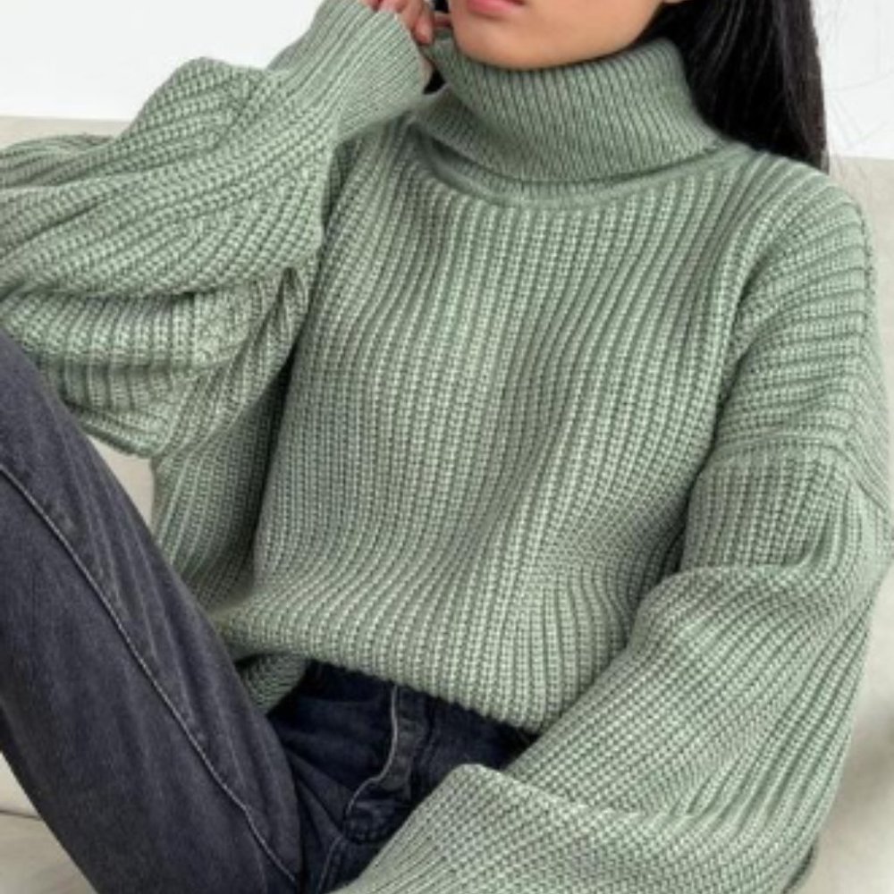 Loose Turtleneck Sweater